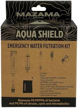 Personal Portable Water Filter System Outdoor Emergency Survival Gear Water Solutions Tactical Gear for Hiking Camping Travel Hunting Fishing Backpacking Also Connects to Hydration Bladders - Image 6