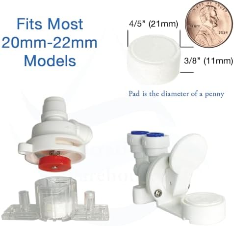 Replacement Pads - THREE PACK. US Company! Support American businesses! For Mechanical Leak Detectors/Water Stop Valves - For Under Sink Reverse Osmosis and Water Filtration Systems. (20mm) - Image 2