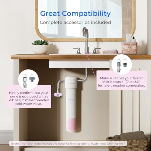 Waterdrop BFU1 Bathroom Sink Filter for Skincare, Strontium-enriched - Image 5