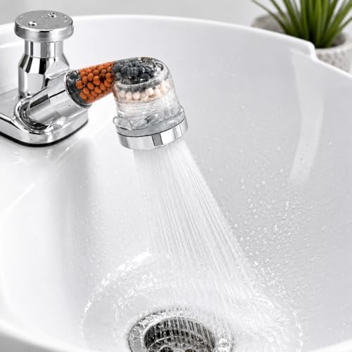 Socila Clear Sprayer Head 3 Function With Filter For Shampoo Bowl, High Pressure And Water Saving, Filter For Dry & Frizz Hair by ssocila