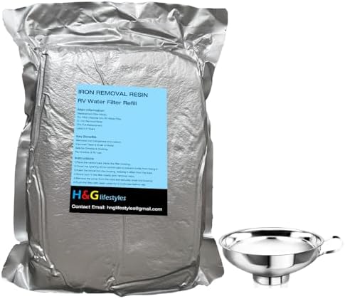 H&G Lifestyles 4L Iron Removal Resin for Iron Water Filter by HGLifestyles