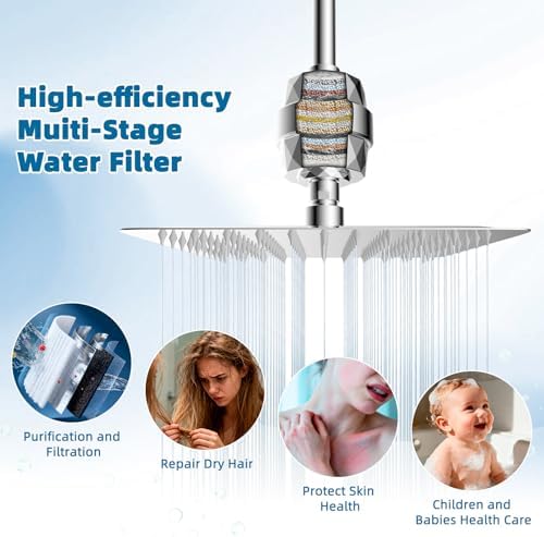 2 Pack Shower Filter Replacement Cartridges, Remove Chlorine and Fluoride - Image 5