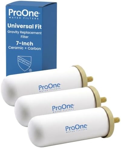 ProOne G-Series 7" Gravity Filter Replacement - Microplastics, Lead & PFAS by ProOneWaterFilters