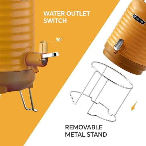 IDEUS Insulated Beverage Dispenser 1.4gal, Drink Container Sunset B-type - Image 5