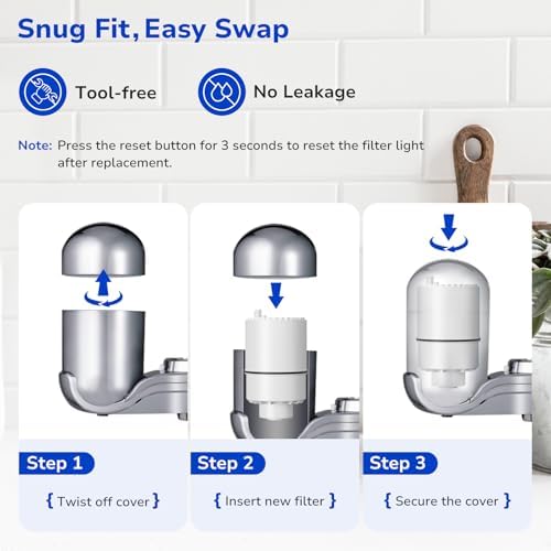 Fil-fresh 2-Pack PURFaucet Water Filter Replacement for PURFiltration System, Model FM-3700, PFM400H, PFM350V, Filter RF3375 - Image 7