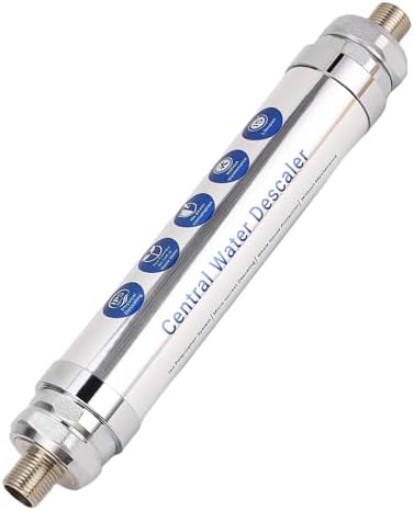 Magnetic Water Softener, Salt Free Water Descaler System Whole House, with 304 Stainless Steel and Magnetic Technology, for Shower Dishwasher Tankless Heater Pipes Appliances (Stainless steel) - Image 7