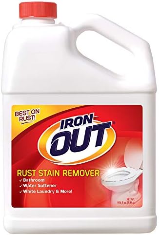 Iron OUT Powder Rust Stain Remover, Remove and Prevent Rust Stains in Bathrooms, Kitchens, Appliances, Laundry, and Outdoors, 9.5 Pound by Unknown