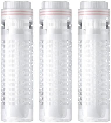 3-Pack of 10in 0.01-Micron PVDF Ultrafiltration Membrane Filter Cartridges,Filter Cartridge Replacement Pack,Suitable Residential and Light Commercial Water Use by Unknown