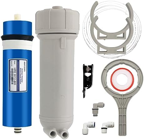 600 GPD RO Membrane with Reverse Osmosis Membrane Housing Set, Reverse Osmosis Filter Replacement Kit, RO Membrane Housing Set for DIY RO Water System & Maple Syrup Reverse Osmosis System by MOPUEHEL