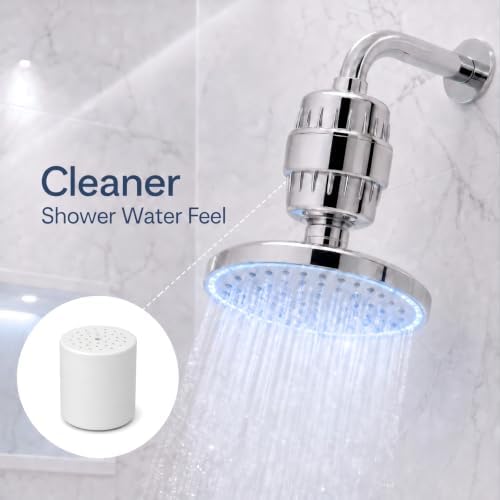 Shower Filter Replacement Cartridge, 4 Pack 20 Stage for Hard Water - Image 2