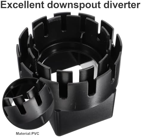 4pcs Downspout Diverter Rain Collection System Lightweight Easy to Install Rainwater Management Rain Diverter Kit for Efficient Water Harvesting - Image 3