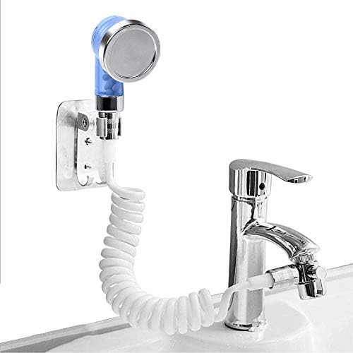 Sink Faucet Hose Sprayer Akamino Hair Washing Hand Shower Spray Faucet Attachment with Hose for Indoor Outdoor Kitchen Bathroom Tool Rinser by Akamino