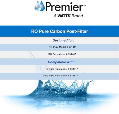 Watts Premier 5-Micron Carbon Post-Filter for RO Pure Reverse Osmosis - Image 2