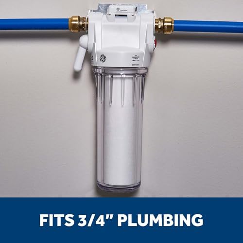 GE Whole House Water Filtration System, Reduce Sediment, Rust, Install Kit & Accessories Included, Filter Not Included, Replace Filter (FXWTC, FXUSC, FXWPC, FXWSC) Every 3 Months, GXWH20T (Pack of 4) - Image 2