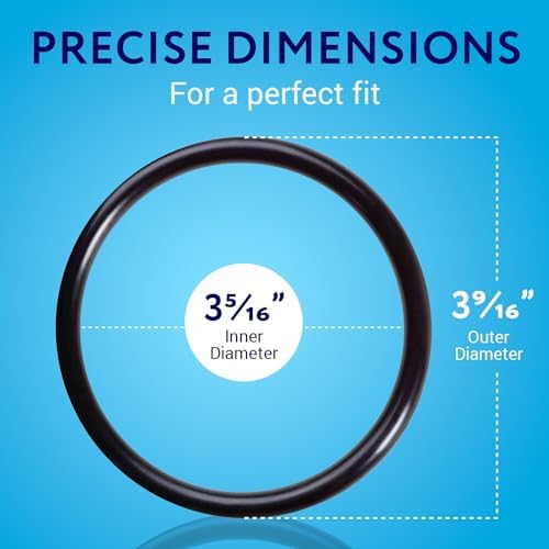 Impresa O-Rings Water Filter Replacement Gaskets - 6 Pack - Tight Seal and Stops Leaks - Quick and Easy to Install - Compatible with Whole Home Water Filtration System (3.56 inch) - Image 3