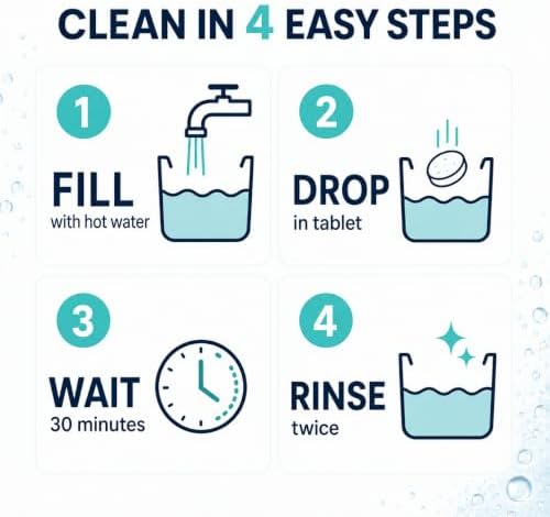 Berkland Water Flosser Cleaning Tablets - Up to 1 Year Supply - Image 5