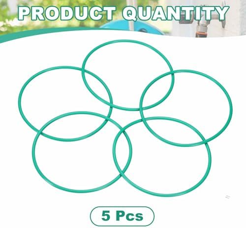 HARFINGTON 5 Pcs Fluorine Rubber O-Rings 76mm OD 71.2mm ID 2.4mm Width Round Sealing O Ring Seal Gasket for Industrial Engines Plumbing Faucet Hose Automotive - Image 3
