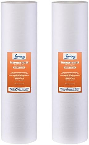 iSpring 5-Micron 20" x 4.5" Whole House Water Filter Sediment Removal by iSpring