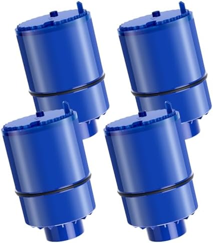 Fil-Fresh 4-Pack PURWater Filter Replacement for RF-9999 PURPLUS Faucet Water Filtration System, NSF Certified, Replace Mineral Core Faucet Mount Water Filter by Fil-Fresh