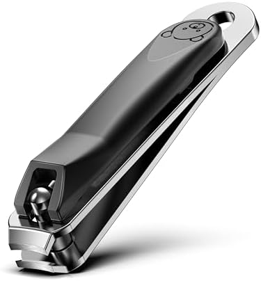 FVION Baby Nail Clippers - Stainless Steel Kids Nail Clippers Trimmer, Small Jaw Children Fingernail Clippers for Toddler, Infant, Babies - Safe Nail Grooming Tool - Black by BringbeautytoyourlifeProfessionalpersonalcarekitsformanicuresandpedicures