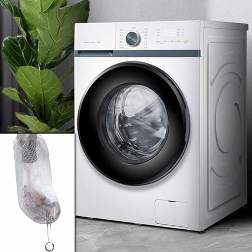 64-Piece Lint Trap and Cable Ties Set for Washing Machine, Includes 16 Nylon Mesh Lint Traps and 48 Cable Ties, Easy and Effective Lint Filtration (White) - Image 7
