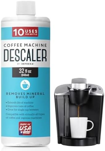 IMPRESA Coffee Machine Descaler - Universal Descaling Solution - 32 Oz by IMPRESA