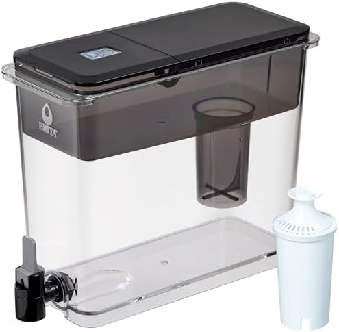 Brita XL 27 Cup Water Filter Pitcher, 1 Brita Plus Filter, Ultramax, Black - Image 4