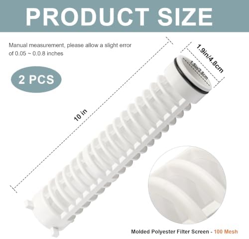 2Pcs 2" 100 Mesh Spin Down Water Filter Screen for Rusco/Vu-Flow Filtration - Image 5