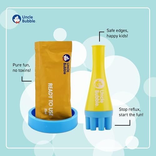 Uncle Bubble Mini Bubble Blower, Eco Pouch Version for Kids - Image 4