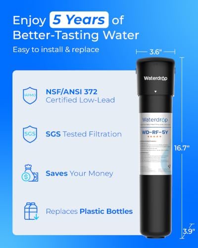 Waterdrop UA-5Y 5-Year Under Sink Water Filter System, Ultra Long Life - Image 2