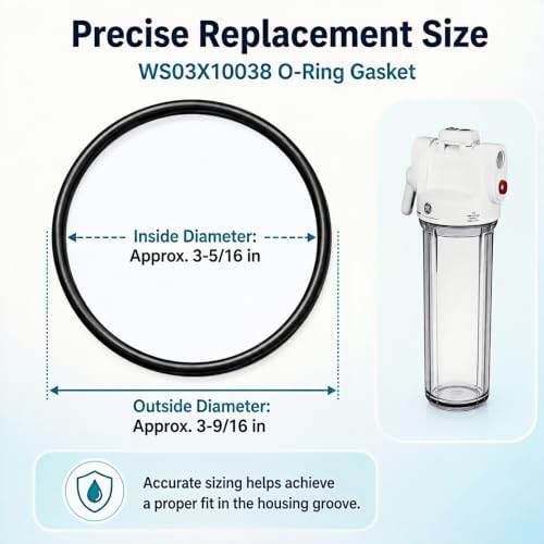 8 Pack WS03X10038 Water Filter Housing O-Ring Gasket for GE GXWH20F - Image 3