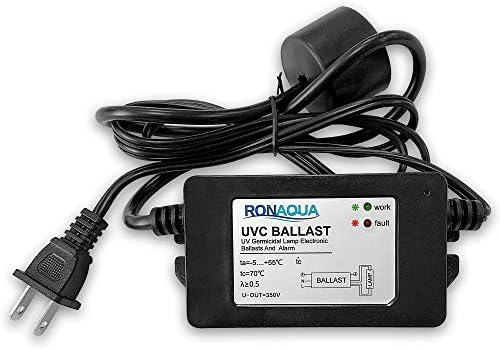 RONAQUA 100-120V 25W Electronic Ballast for 6 GPM UV Water Sterilizer with Four Prong Connection to Lamp and Green/Red Indicator Light by Ronaqua