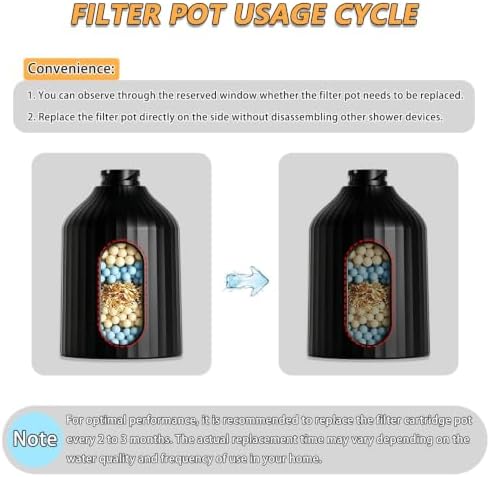 Filtered Shower Head with Handheld 10 Modes for Hard Water - Image 5