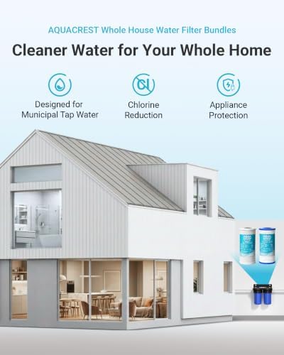 AQUA CREST WF10PG Whole House Water Filter for WHF21-PG, GE® FXHTC, GXWH40L - Image 2