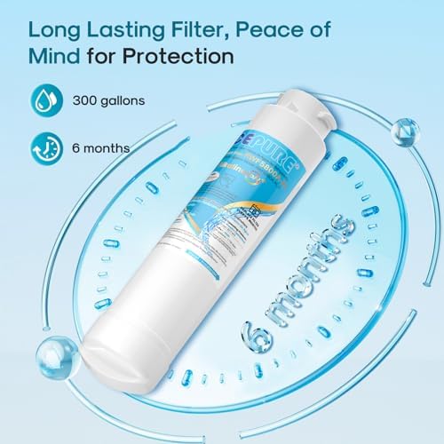 ICEPURE Alkaline RWF5800A-AL Refrigerator Water Filter and Air Filter Replacement for Frigidaire EPTWFU01, EWF02, Pure Source Ultra II, PureSource Ultra 2, BO022, MR022, SCWFTCTO, Enhances PH, 2Combo - Image 7