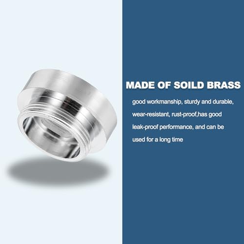 uxcell Faucet Aerator Adapter, M26 Female to M22 Male with Washer, 13mm Length - Image 4