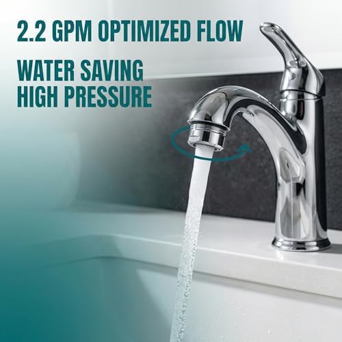 2-Pack RP330 Faucet Aerator with Removal Wrench, 2.2 GPM, Chrome - Image 2