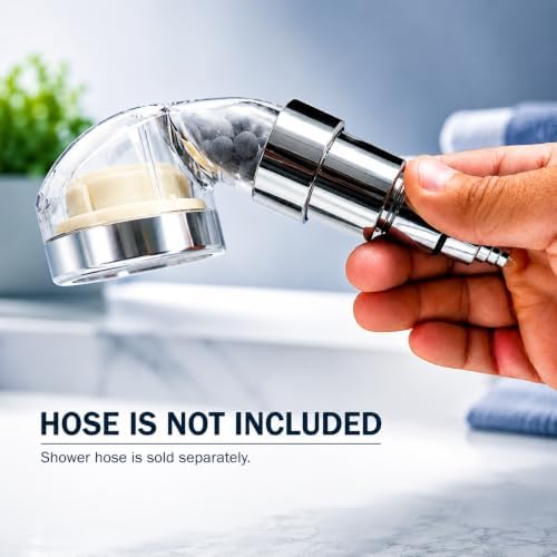 Socila Professional LED Sprayer Head 2.5 Inch Auto Color Changing, Rainfall High Pressure, And Water Filtration For Salon Sink Replacement Part (Only Sprayer Head) - Image 5