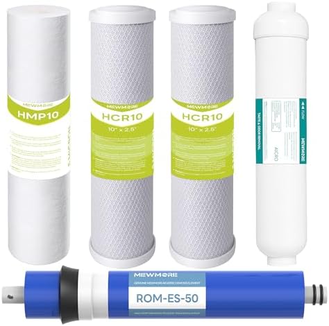 1-5 Stage 75 GPD RO Water Filter Fit for APEC Reverse Osmosis System by MewMore