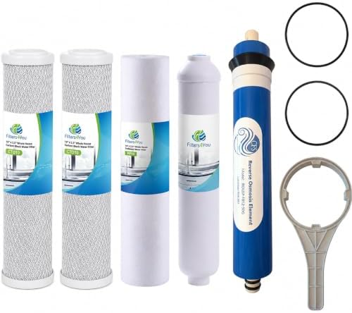 CFS 5 Stage RO Kit with 50 GPD Membrane for Ultima VII 5SV WP5 RO5 by CompleteFiltrationServices