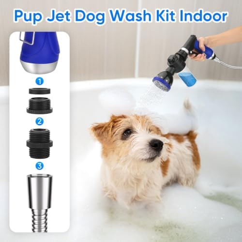 Upgraded 9.8FT Tub Faucet Sprayer Attachment for Dog Shower - Image 2
