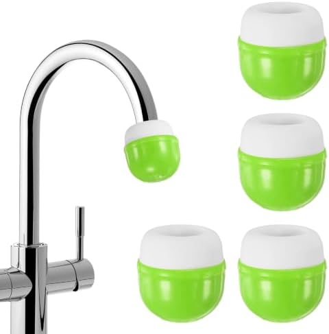 M METERXITY 4-Pack Mushroom Shaped Faucet Water Filter, Green by MMETERXITY