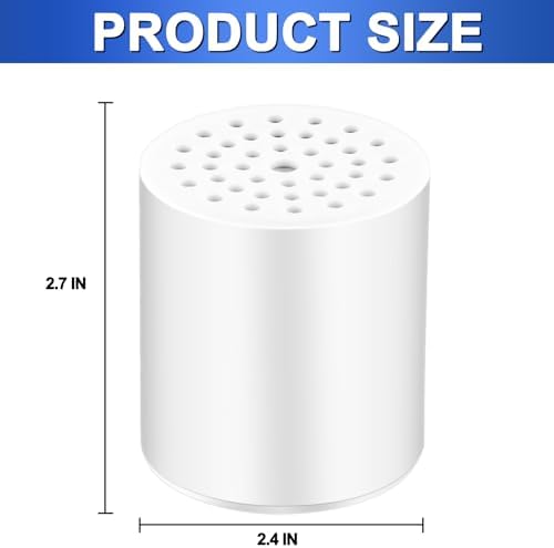 4 Pack 20 Stage Shower Filter Replacement Cartridge Filter with Vitamin C Shower Head Replacement for Hard Water by Sikawai - Image 2