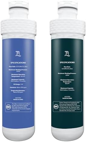 Replacement Filters Compatible with Avalon Branded Bottleless Water Coolers, Lasts 1500 Gallons, Dual Set - Image 2