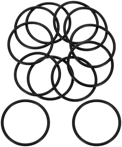 uxcell 10Pcs AS-128 NBR 70A O-Rings 1-1/2"ID x 3/32"CS/1.487"ID x 0.103"CS by uxcell