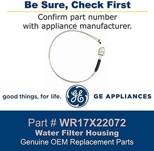 GE WR17X22072 Genuine OEM Water Filter Assembly and Tube for GE Refrigerators - Image 2
