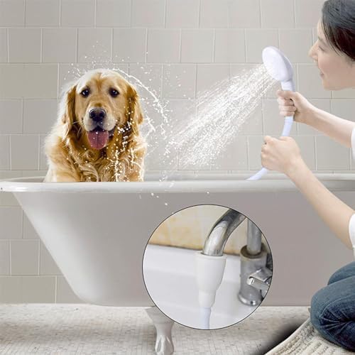 3m/9.84ft Sink Spray Rubber Hose Portable Sink Hose Faucet Sprayer Shampoo Sprayer Handheld Faucet Shower for Pets,Bathing Baby,Washing Hair,Rinsing Vegetables - Image 5