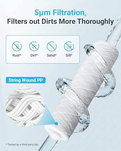 AQUA CREST String Wound Sediment Filter for 3M® Aqua-Pure AP110, 5 Micron - Image 3