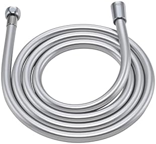 79 Inches PVC Chrome Shower Hose Extra Long For Cleaning by JASYA