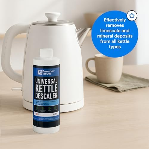 Essential Values Universal Descaler - Espresso Descaling Solution - Coffee Machine Cleaner - Critic Acid Tea Kettle, Urn, Water Distiller Cleaner - Image 2